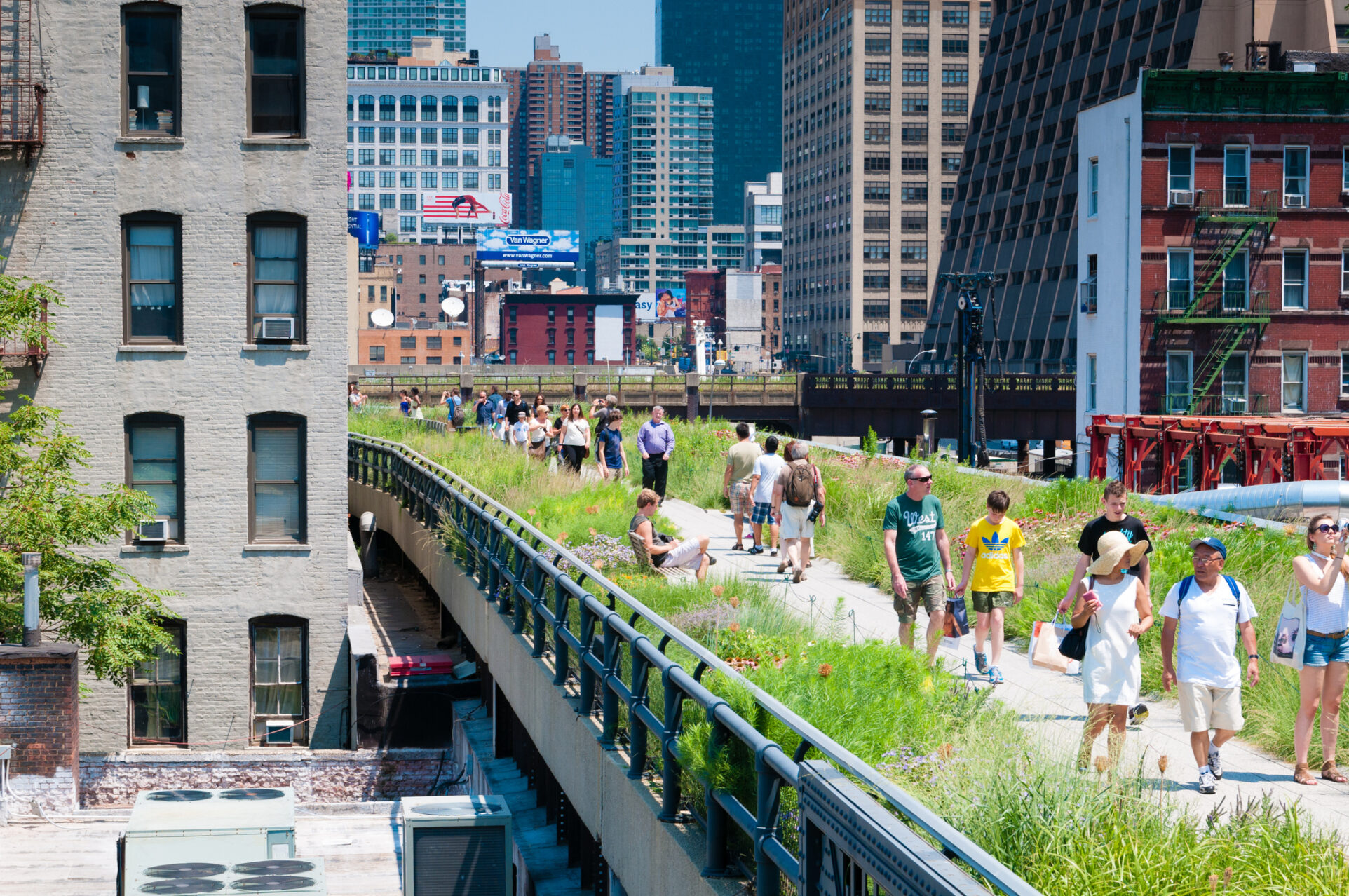 miejskie oazy: High Line Park Nowy Jork